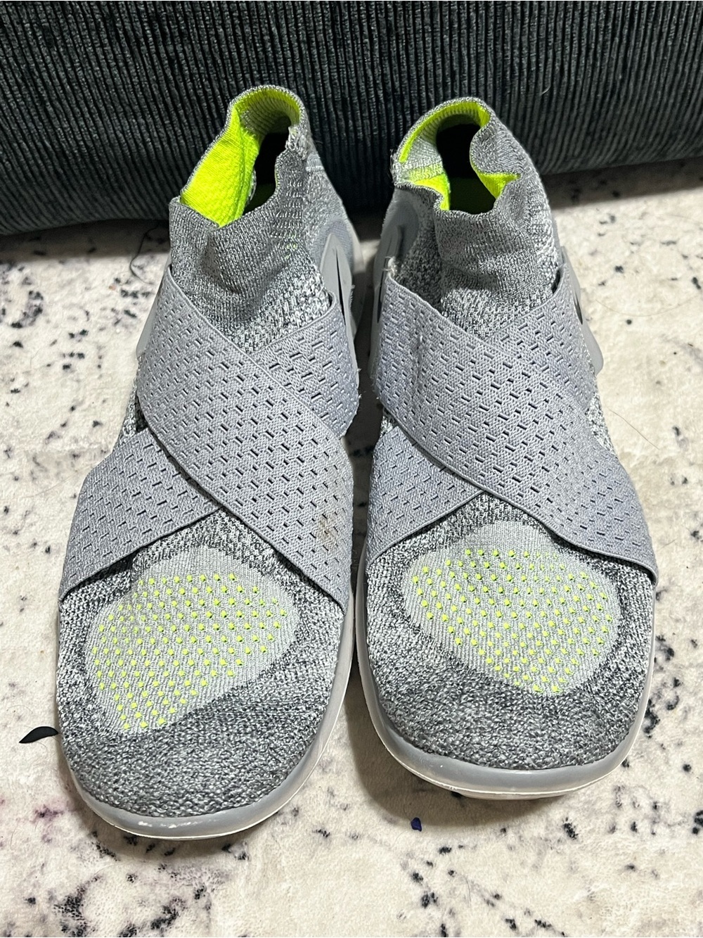 Women’s Nike Free RN Motion Flyknit 2017 running shoes - Gray Size 8
